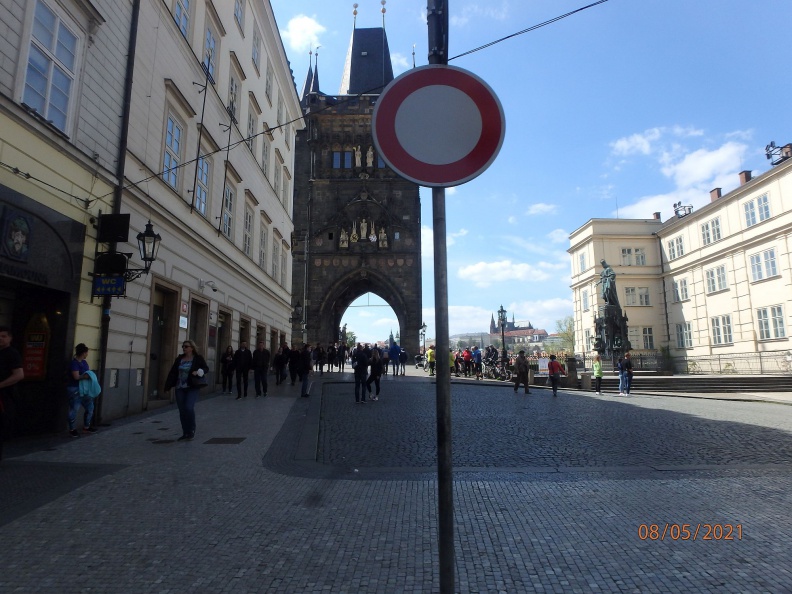 Staroměstská mostecká věž na Křižovnickým náměstí